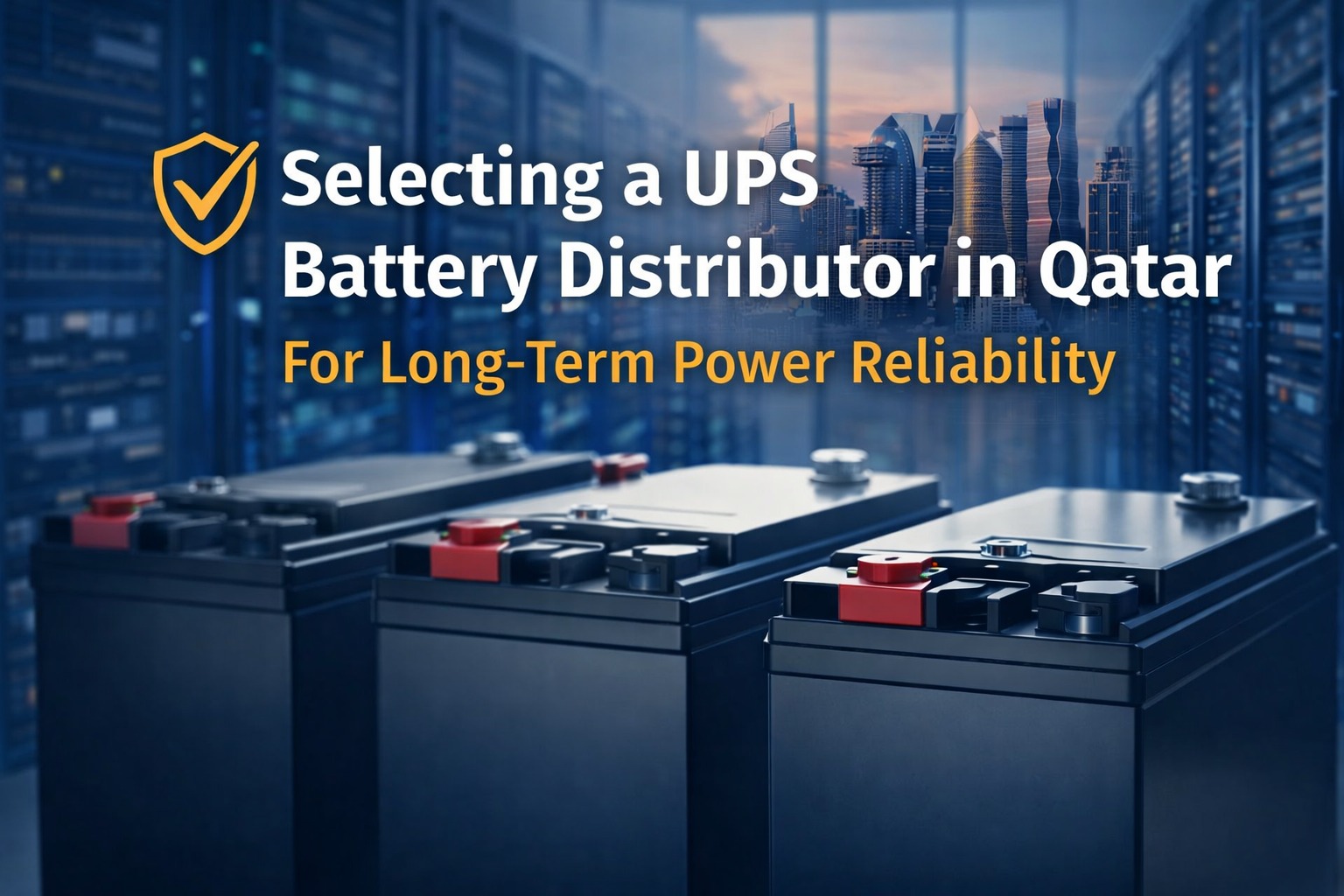 UPS Battery Distributor in Qatar